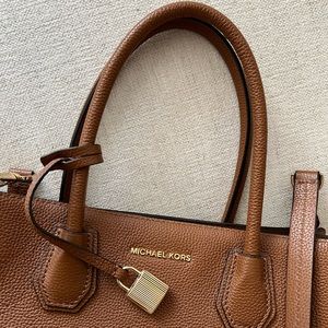 Brown Leather Michael Kors Satchel